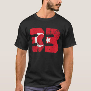 Camiseta Mersin 33 Memleket Turquía Bandera Idea