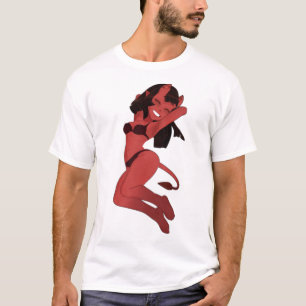 Camiseta Meru El Sucubus Cute Trendy Stiker-Bad Chica