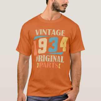 Camiseta Mes 1934 1934 Regalo de Cumpleaños 90 años Birt fa