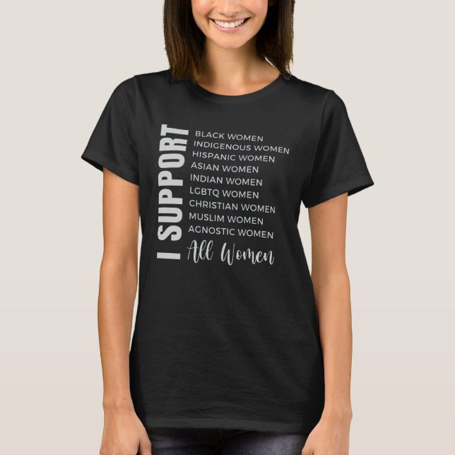 Camiseta Mes africano de historia negra apoyo a todas las m (Anverso)
