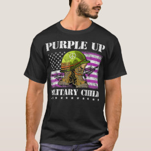 Camiseta Mes de Boots en la Bandera Militar Infantil Americ