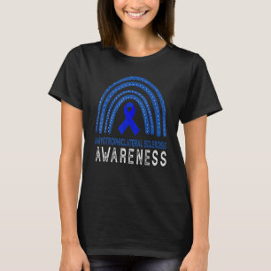 Camiseta Mes de Conciencia Als Blue Rainbow Support Squad W