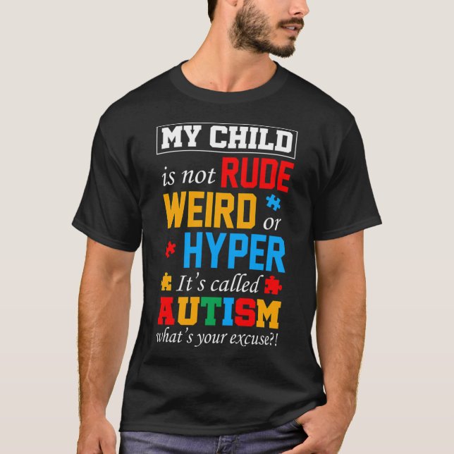 Camiseta Mes de conciencia del autismo (Anverso)