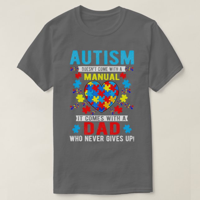 Camiseta Mes de conciencia del autismo autismo orgulloso pa (Diseño del anverso)