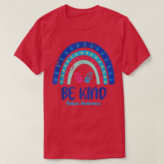 Camiseta Mes de conciencia del autismo de Be Kind 442 (Diseño del anverso)