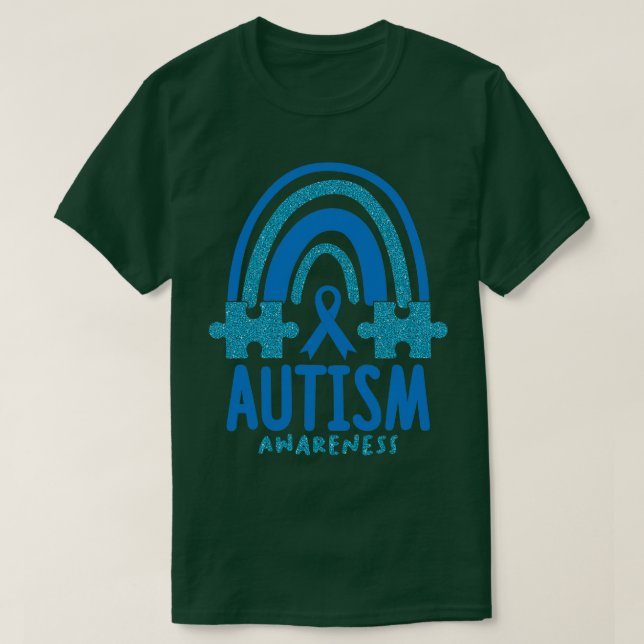 Camiseta Mes de conciencia del autismo Piezas del rompecabe (Diseño del anverso)