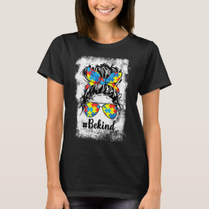 Camiseta Mes de Conciencia del Autismo Sé Ser Amable Chica