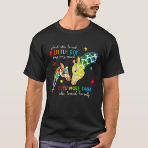 Camiseta Mes De Conciencia Sobre El Autismo De La Girafa A 