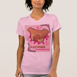 Camiseta Mes De Conciencia Sobre El Cáncer De Mama En Octub