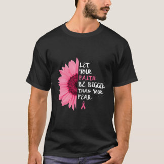 Camiseta Mes de Conciencia sobre el Cáncer de Mama Flor K R