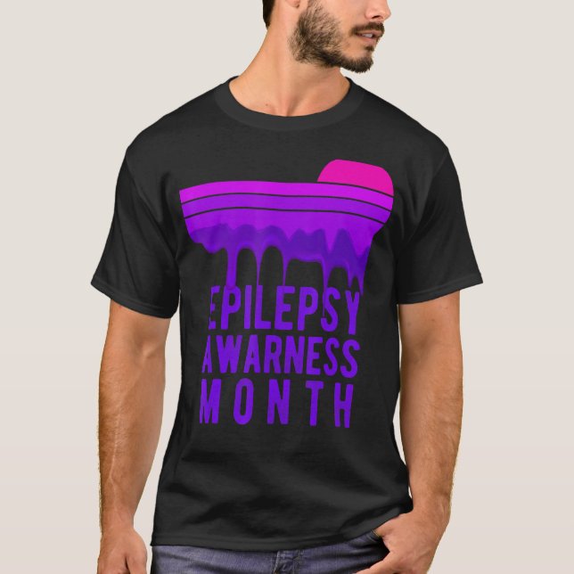 Camiseta Mes De Conciencia Sobre Epilepsia En Noviembre Usa (Anverso)