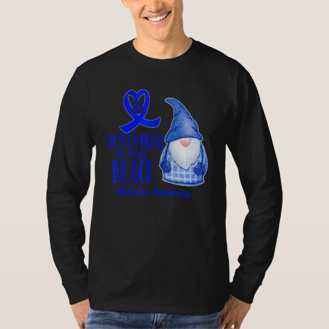 Camiseta Mes De Conciencia Sobre La Diabetes En Noviembre U (Anverso)