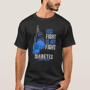 Camiseta Mes de Conciencia sobre la Diabetes Guantes de Box