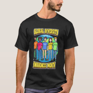Camiseta Mes de Conciencia sobre la Diversidad Global Celeb