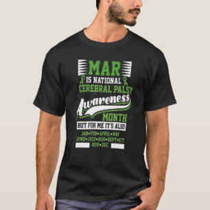 Camiseta Mes de Conciencia sobre la Parálisis Cerebral Marz