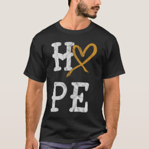 Camiseta Mes de Conciencia sobre Leucemia Esperanza Cáncer
