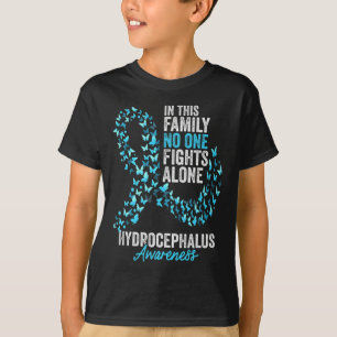Camiseta Mes de Concienciación Mariposas Luz Cinta Azul