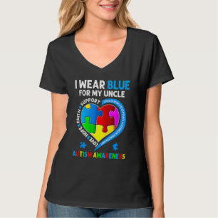 Camiseta Mes De Concienciación Sobre El Autismo Llevo Azul 