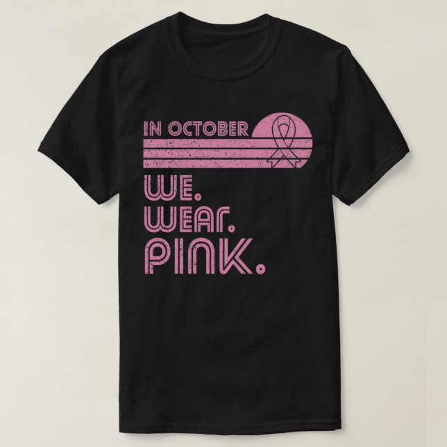 Camiseta Mes de Concienciación sobre el Cáncer de Mama en o (Diseño del anverso)