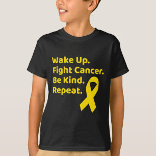 Camiseta Mes De Concienciación Sobre El Cáncer Infantil En