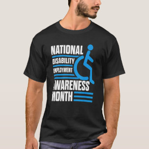 Camiseta Mes de Concienciación sobre el empleo de la discap