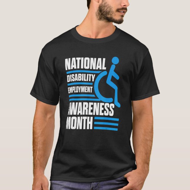 Camiseta Mes de Concienciación sobre el empleo de la discap (Anverso)