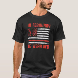 Camiseta Mes De Concienciación Sobre Enfermedades Cardíacas