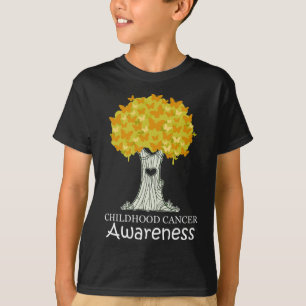 Camiseta Mes de concienciación sobre la cinta de oro del cá