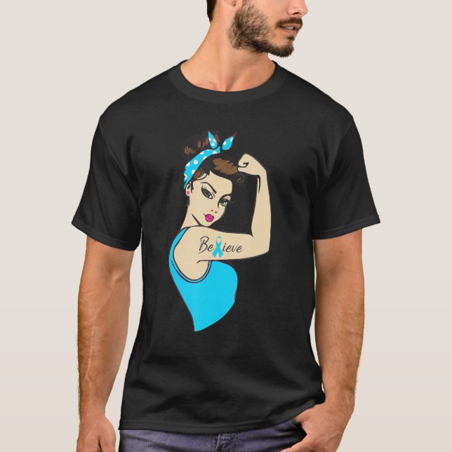 Camiseta Mes De Concienciación Sobre La Diabetes Para Mujer (Anverso)