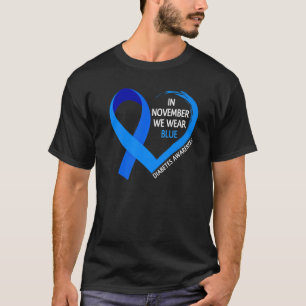 Camiseta Mes De Concienciación Sobre La Diabetes T1D T2D En