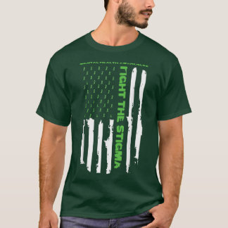 Camiseta Mes De Concienciación Sobre La Salud Mental Lucha 