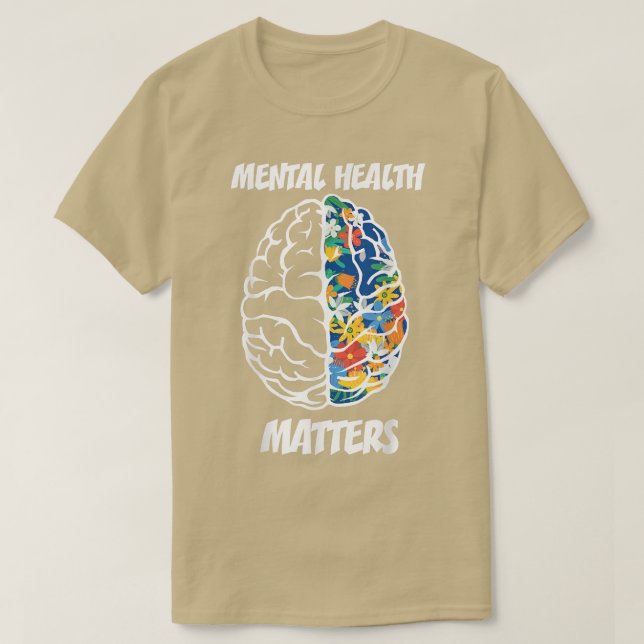 Camiseta Mes de Concienciación sobre Salud Mental Asuntos d (Diseño del anverso)