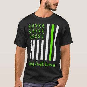 Camiseta Mes de Concienciación sobre Salud Mental Bandera E
