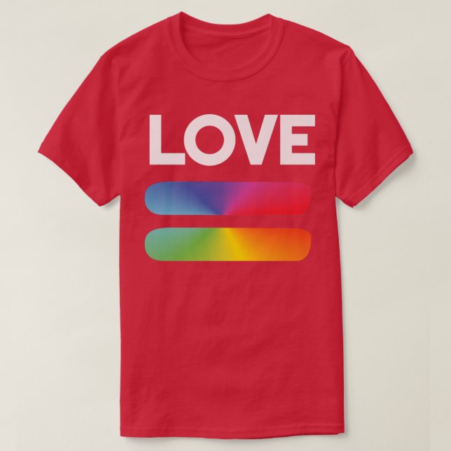 Camiseta Mes de concientización del orgullo LGBT por la igu (Diseño del anverso)