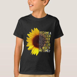 Camiseta Mes de Concientización Girasol Trabajo Profesor Di