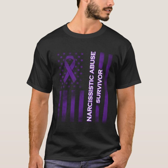 Camiseta Mes de Concientización sobre Abuso Narcisista Cint (Anverso)