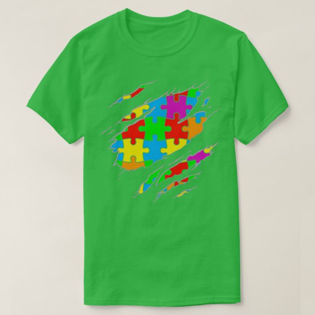Camiseta Mes de concientización sobre autismo 1 (Diseño del anverso)