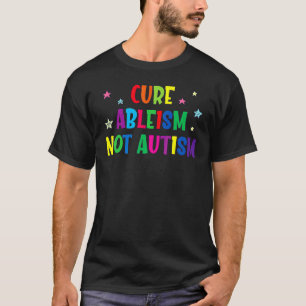 Camiseta Mes de Concientización sobre el Autismo Cura el Ab