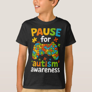 Camiseta Mes de Concientización sobre el Autismo de Gamer 2