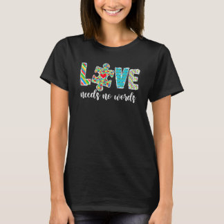Camiseta Mes de Concientización sobre el Autismo El Amor de