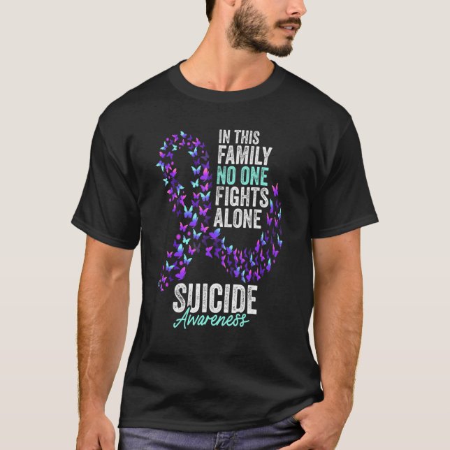Camiseta Mes de concientización sobre el suicidio mariposas (Anverso)