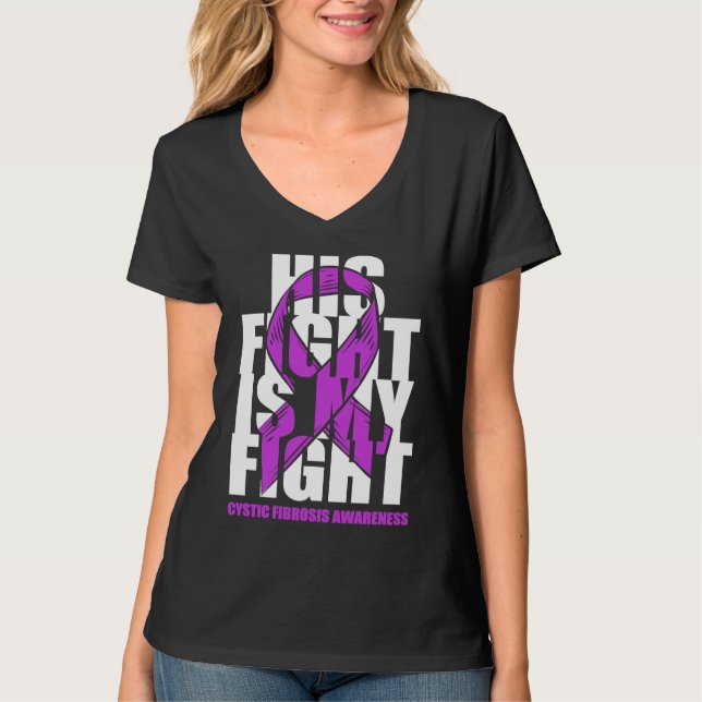 Camiseta Mes de Concientización sobre Fibrosis Quística Cin (Anverso)