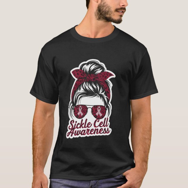 Camiseta Mes de Concientización sobre la Anemia de Células  (Anverso)