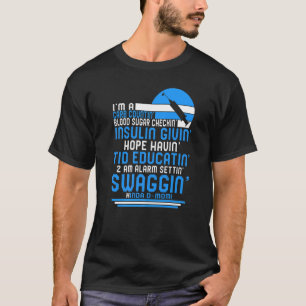 Camiseta Mes de concientización sobre la diabetes T1d Guerr
