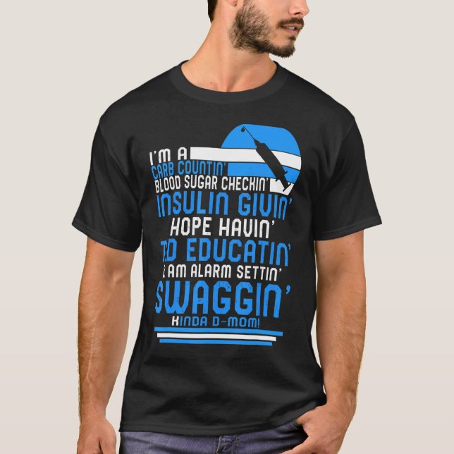 Camiseta Mes de concientización sobre la diabetes T1d Guerr (Anverso)