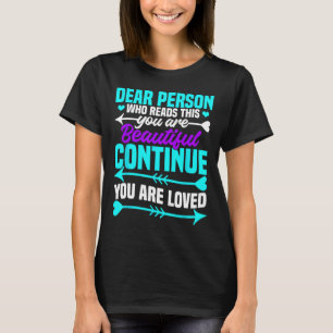 Camiseta Mes de concientización sobre prevención del suicid