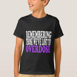 Camiseta Mes de Concientización sobre Sobredosis Cinta Mora