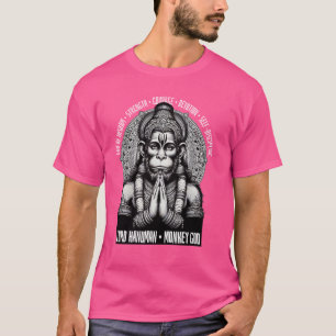 Camiseta Mes de Dios Hindú de Dios Señor Hanuman