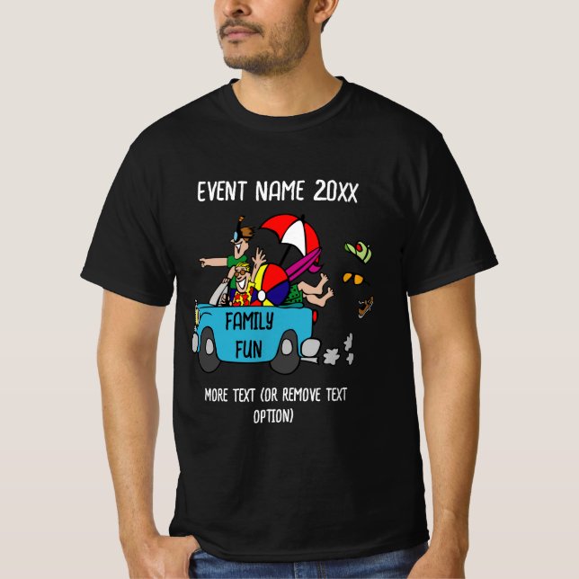 Camiseta Mes de diversión familiar (Anverso)