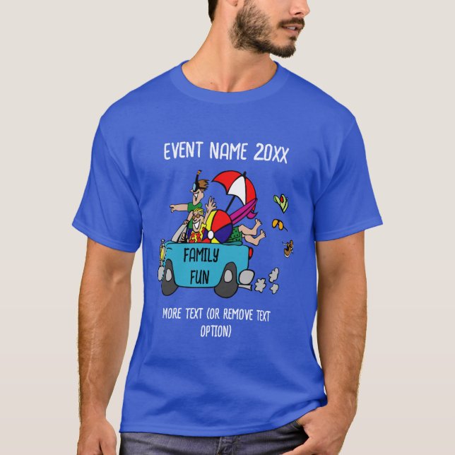 Camiseta Mes de diversión familiar (Anverso)